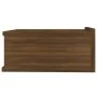 Mesita de noche flotante madera roble marrón 40x30x15 cm de vidaXL, Mesitas de noche - Ref: Foro24-815286, Precio: 30,36 €, D...