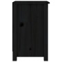 Nachttisch aus massivem schwarzem Kiefernholz, 40 x 35 x 55 cm von vidaXL, Nachttische - Ref: Foro24-820964, Preis: 38,27 €, ...