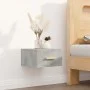 Wall bedside tables 2 pcs concrete gray color 35x35x20 cm by vidaXL, Nightstands - Ref: Foro24-812843, Price: 40,09 €, Discou...