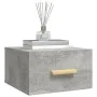 Wall bedside tables 2 pcs concrete gray color 35x35x20 cm by vidaXL, Nightstands - Ref: Foro24-812843, Price: 40,09 €, Discou...