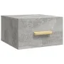 Wall bedside tables 2 pcs concrete gray color 35x35x20 cm by vidaXL, Nightstands - Ref: Foro24-812843, Price: 40,09 €, Discou...