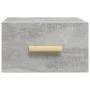 Mesitas de noche de pared 2 uds color gris hormigón 35x35x20 cm de vidaXL, Mesitas de noche - Ref: Foro24-812843, Precio: 40,...