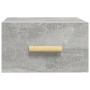 Wall bedside tables 2 pcs concrete gray color 35x35x20 cm by vidaXL, Nightstands - Ref: Foro24-812843, Price: 40,51 €, Discou...