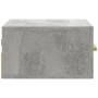 Mesitas de noche de pared 2 uds color gris hormigón 35x35x20 cm de vidaXL, Mesitas de noche - Ref: Foro24-812843, Precio: 40,...