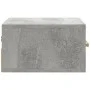 Wall bedside tables 2 pcs concrete gray color 35x35x20 cm by vidaXL, Nightstands - Ref: Foro24-812843, Price: 40,09 €, Discou...