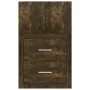 Mesita de noche de pared roble ahumado de vidaXL, Mesitas de noche - Ref: Foro24-816958, Precio: 36,08 €, Descuento: %