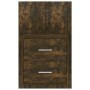 Wand-Nachttisch aus geräucherter Eiche von vidaXL, Nachttische - Ref: Foro24-816958, Preis: 36,38 €, Rabatt: %