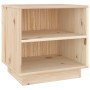 Solid pine wood bedside table 40x34x40 cm by vidaXL, Nightstands - Ref: Foro24-813325, Price: 41,31 €, Discount: %