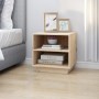 Solid pine wood bedside table 40x34x40 cm by vidaXL, Nightstands - Ref: Foro24-813325, Price: 41,31 €, Discount: %