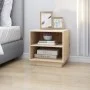 Solid pine wood bedside table 40x34x40 cm by vidaXL, Nightstands - Ref: Foro24-813325, Price: 40,62 €, Discount: %