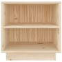 Solid pine wood bedside table 40x34x40 cm by vidaXL, Nightstands - Ref: Foro24-813325, Price: 41,31 €, Discount: %