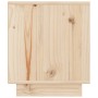 Solid pine wood bedside table 40x34x40 cm by vidaXL, Nightstands - Ref: Foro24-813325, Price: 41,31 €, Discount: %