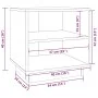 Nachttisch aus massivem Kiefernholz 40x34x40 cm von vidaXL, Nachttische - Ref: Foro24-813325, Preis: 40,62 €, Rabatt: %