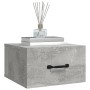 Wand-Nachttische 2 Stück betongraue Farbe 35x35x20 cm von vidaXL, Nachttische - Ref: Foro24-812861, Preis: 41,53 €, Rabatt: %