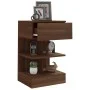 Nachttisch aus braunem Eichensperrholz, 40 x 35 x 65 cm von vidaXL, Nachttische - Ref: Foro24-816045, Preis: 51,04 €, Rabatt: %