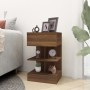 Mesita de noche madera contrachapada marrón roble 40x35x65 cm de vidaXL, Mesitas de noche - Ref: Foro24-816045, Precio: 51,74...
