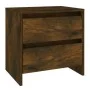 Nightstand 2 units smoked oak 45x34.5x44.5 cm by vidaXL, Nightstands - Ref: Foro24-813039, Price: 64,66 €, Discount: %
