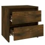 Nightstand 2 units smoked oak 45x34.5x44.5 cm by vidaXL, Nightstands - Ref: Foro24-813039, Price: 64,66 €, Discount: %
