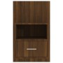 Mesita de noche de pared marrón roble de vidaXL, Mesitas de noche - Ref: Foro24-816968, Precio: 47,02 €, Descuento: %