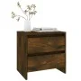 Nightstand 2 units smoked oak 45x34.5x44.5 cm by vidaXL, Nightstands - Ref: Foro24-813039, Price: 64,66 €, Discount: %