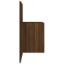 Mesita de noche de pared marrón roble de vidaXL, Mesitas de noche - Ref: Foro24-816968, Precio: 47,02 €, Descuento: %