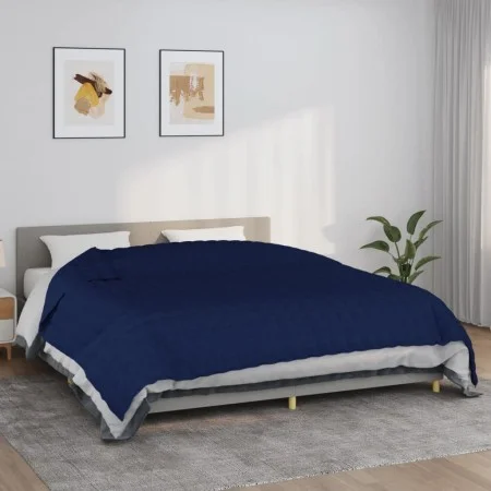 Manta con peso tela azul 220x260 cm 11 kg de vidaXL, Mantas - Ref: Foro24-350748, Precio: 92,01 €, Descuento: %