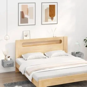 Wall-mounted bedside tables 2 units in Sonoma gray color 35x35x20 cm by vidaXL, Nightstands - Ref: Foro24-817582, Price: 42,2...