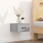 Wall-mounted bedside tables 2 units in Sonoma gray color 35x35x20 cm by vidaXL, Nightstands - Ref: Foro24-817582, Price: 42,2...