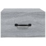 Wand-Nachttische 2 Stück Sonoma grau Farbe 35x35x20 cm von vidaXL, Nachttische - Ref: Foro24-817582, Preis: 42,88 €, Rabatt: %