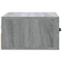 Wand-Nachttische 2 Stück Sonoma grau Farbe 35x35x20 cm von vidaXL, Nachttische - Ref: Foro24-817582, Preis: 42,88 €, Rabatt: %
