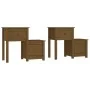 Nightstands 2 pcs honey brown pine wood 79.5x38x65.5 cm by vidaXL, Nightstands - Ref: Foro24-814546, Price: 119,34 €, Discoun...