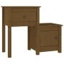 Nightstands 2 pcs honey brown pine wood 79.5x38x65.5 cm by vidaXL, Nightstands - Ref: Foro24-814546, Price: 119,34 €, Discoun...