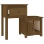 Nightstands 2 pcs honey brown pine wood 79.5x38x65.5 cm by vidaXL, Nightstands - Ref: Foro24-814546, Price: 119,34 €, Discoun...