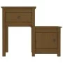 Nightstands 2 pcs honey brown pine wood 79.5x38x65.5 cm by vidaXL, Nightstands - Ref: Foro24-814546, Price: 119,34 €, Discoun...