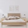 Mesitas de noche 2 uds madera maciza de pino 40x34x35 cm de vidaXL, Mesitas de noche - Ref: Foro24-818286, Precio: 72,85 €, D...
