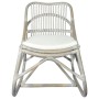 Gray linen rattan chair by vidaXL, Armchairs - Ref: Foro24-325482, Price: 139,48 €, Discount: %