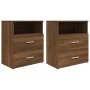 Bedside tables 2 units brown oak 50x32x60 cm by vidaXL, Nightstands - Ref: Foro24-815863, Price: 116,97 €, Discount: %
