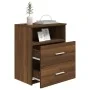 Bedside tables 2 units brown oak 50x32x60 cm by vidaXL, Nightstands - Ref: Foro24-815863, Price: 116,97 €, Discount: %