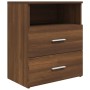 Bedside tables 2 units brown oak 50x32x60 cm by vidaXL, Nightstands - Ref: Foro24-815863, Price: 119,38 €, Discount: %