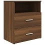 Bedside tables 2 units brown oak 50x32x60 cm by vidaXL, Nightstands - Ref: Foro24-815863, Price: 116,97 €, Discount: %
