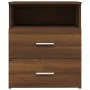 Bedside tables 2 units brown oak 50x32x60 cm by vidaXL, Nightstands - Ref: Foro24-815863, Price: 116,97 €, Discount: %