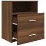 Bedside tables 2 units brown oak 50x32x60 cm by vidaXL, Nightstands - Ref: Foro24-815863, Price: 116,97 €, Discount: %