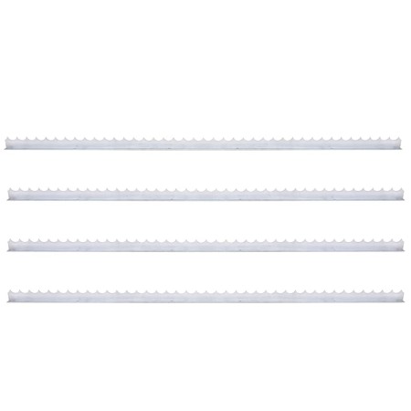 Pinchos de muro 4 unidades acero galvanizado 1 m de vidaXL, Seguridad empresarial y del hogar - Ref: Foro24-145769, Precio: 2...