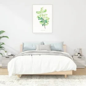Nachttische 2 Einheiten Farbe Sonoma grau 40x39x40 cm von vidaXL, Nachttische - Ref: Foro24-817030, Preis: 52,94 €, Rabatt: %