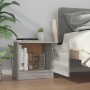 Nachttische 2 Einheiten Farbe Sonoma grau 40x39x40 cm von vidaXL, Nachttische - Ref: Foro24-817030, Preis: 53,53 €, Rabatt: %
