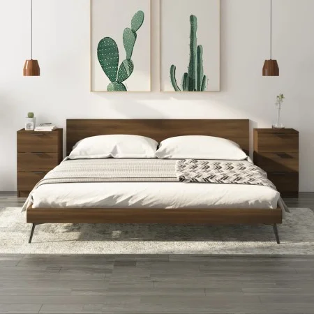 Nightstands 2 units oak brown 40x36x65 cm by vidaXL, Nightstands - Ref: Foro24-817056, Price: 93,64 €, Discount: %