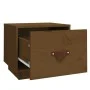 Solid pine wood honey brown bedside table 40x34x35 cm by vidaXL, Nightstands - Ref: Foro24-818291, Price: 38,08 €, Discount: %