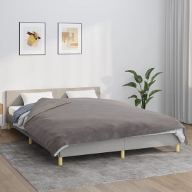 Manta con peso con funda tela gris 200x200 cm 13 kg de vidaXL, Mantas - Ref: Foro24-350833, Precio: 105,52 €, Descuento: %