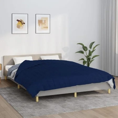 Weighted blanket, blue fabric, 200x200 cm, 9 kg by vidaXL, Blankets - Ref: Foro24-350742, Price: 77,94 €, Discount: %