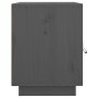 Solid pine wood bedside table in gray, 40x34x45 cm by vidaXL, Nightstands - Ref: Foro24-818279, Price: 36,91 €, Discount: %